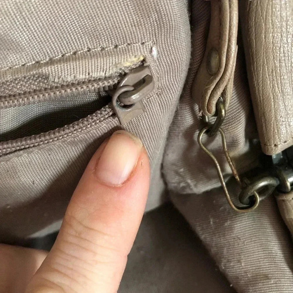 Vintage Cabrelli Mocha Coloured Shoulder  Bag - Picture 7 of 11